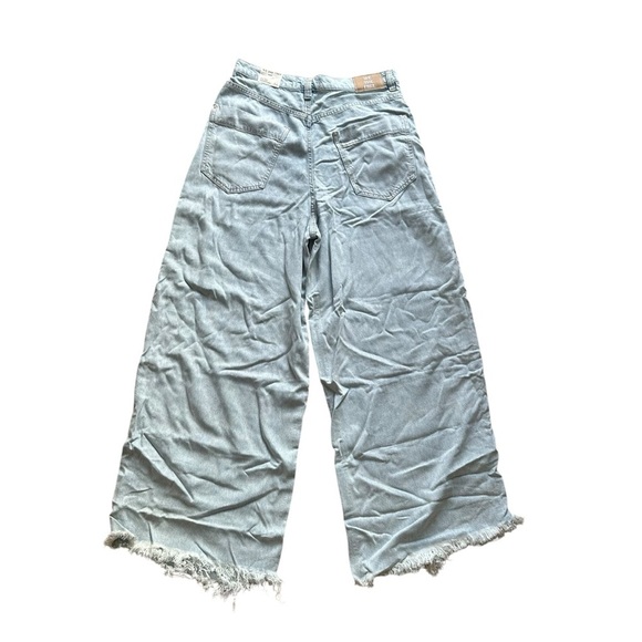 Free People Old West Slouchy High-Rise Wide Leg Jeans Canyon Blue NWT 31 and 32 - Picture 8 of 16